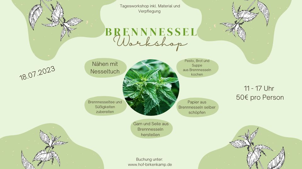 Rund um die Brennnessel – Tagesworkshop