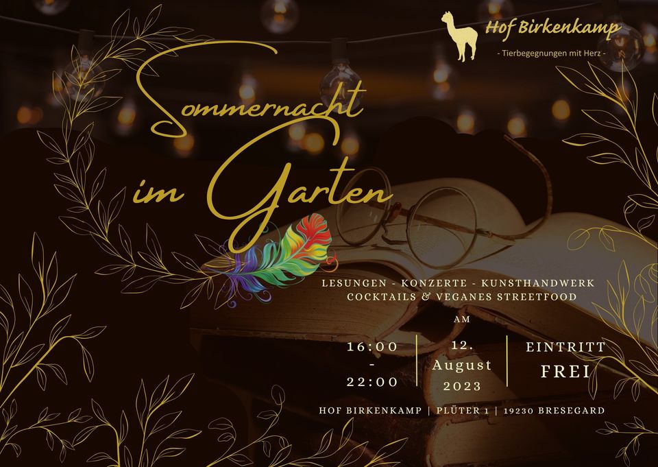 Sommernacht im Garten