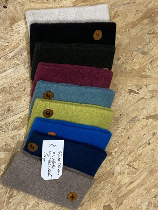 Stirnband aus Alpakawolle Hof Birkenkamp